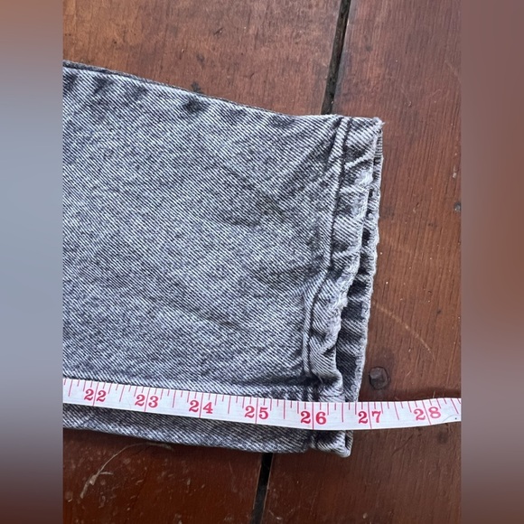 ZARA women’s 30 ankle length button fly high rise gray black skinny leg jean - Picture 7 of 7